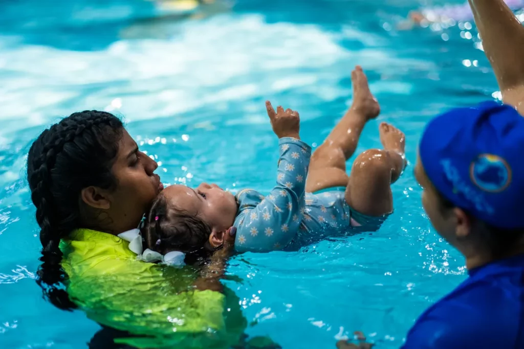 Miedo al agua en bebés